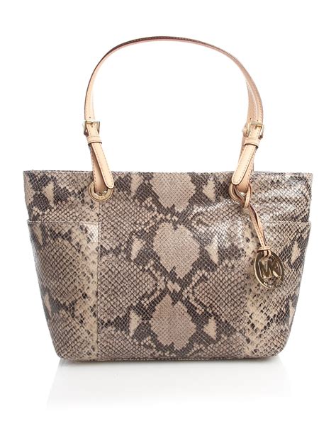 michael kors snakeskin purses